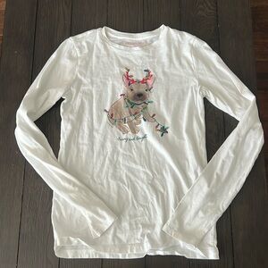 Crewcuts French Bulldog Christmas long sleeve
